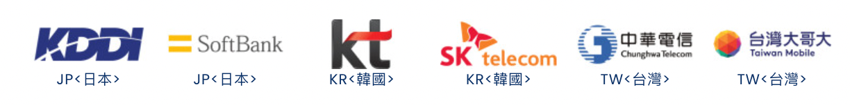 【Lucky2 eSIM】日本/韓國/台灣 5天 頭3GB其後512Kbps無限數據 旅遊上網卡