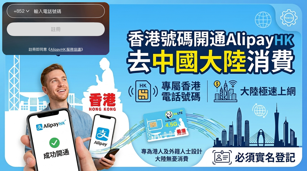 How Can Foreigners Activate AlipayHK for Spending in Mainland China? A Step-by-Step Guide: Hong Kong Number + Mainland China Internet - All Solved at Once