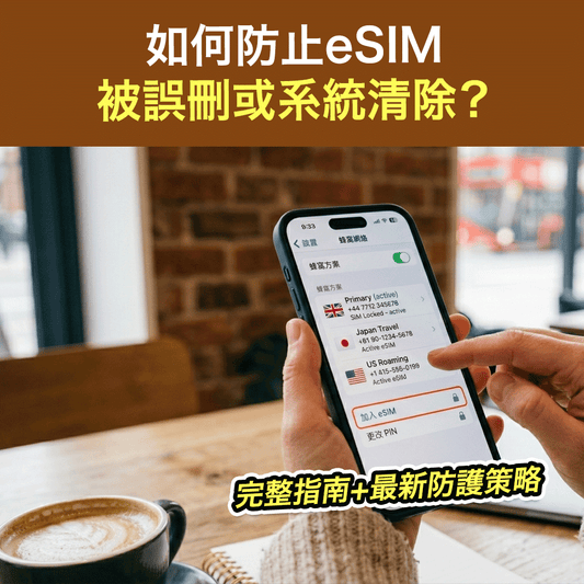 如何防止eSIM被誤刪或系統清除？完整指南+最新防護策略